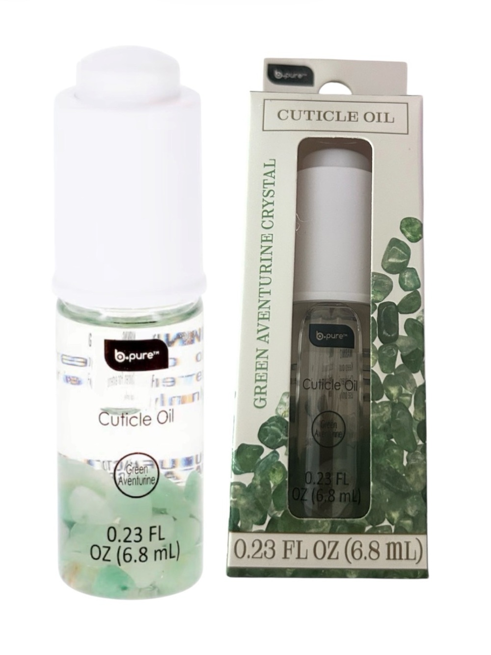 BPure Green Adventurine Crystal Infused Cuticle Oil